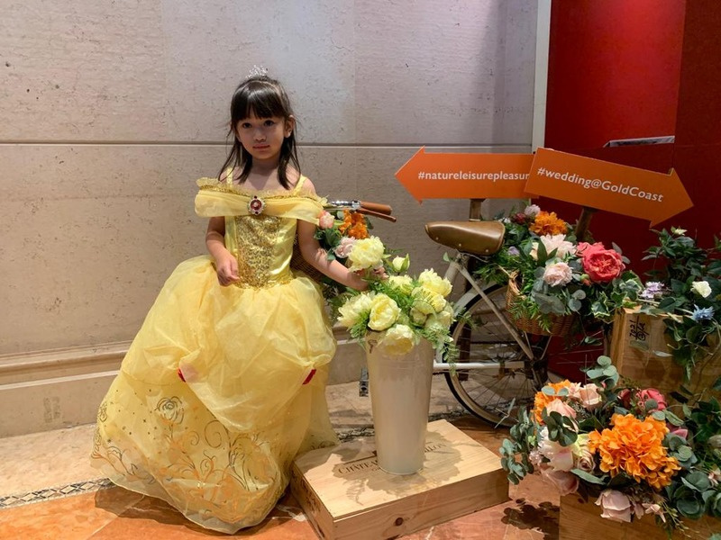 Kate in a yellow dress, from her 2024 portfolio